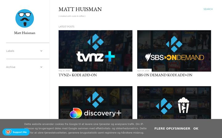 Screenshot of mjh.nz