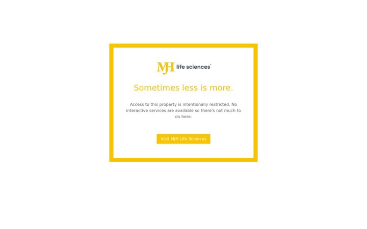 Screenshot of mjhls.com