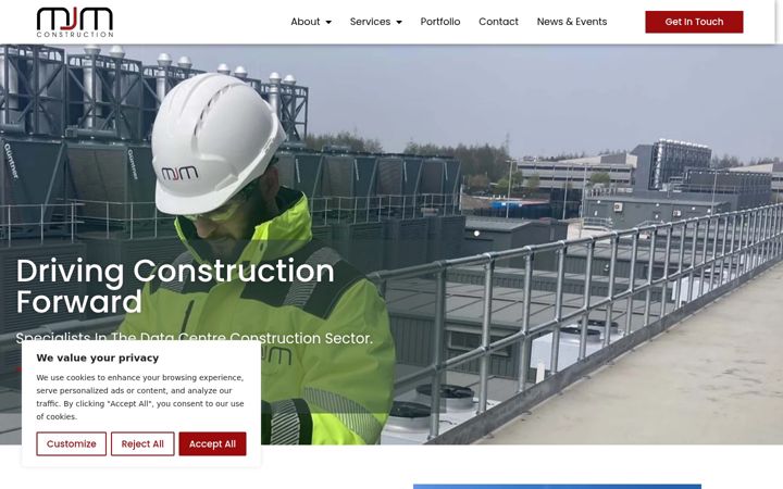 Screenshot of mjm-cm.com