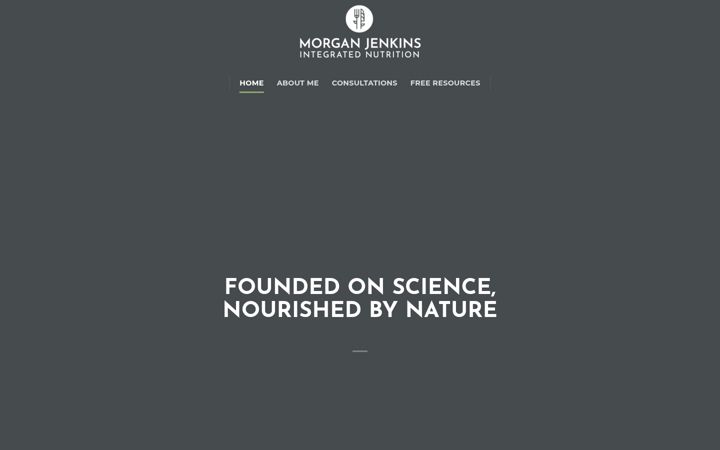 Screenshot of mjnutritionist.com