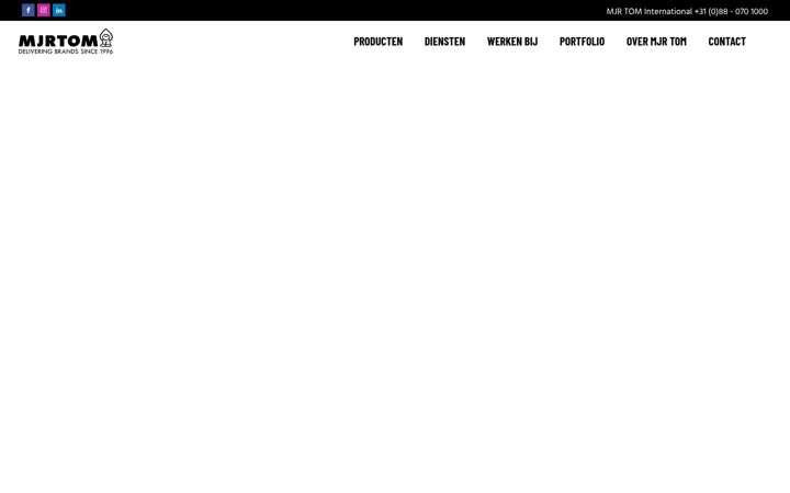 Screenshot of mjrtom.com