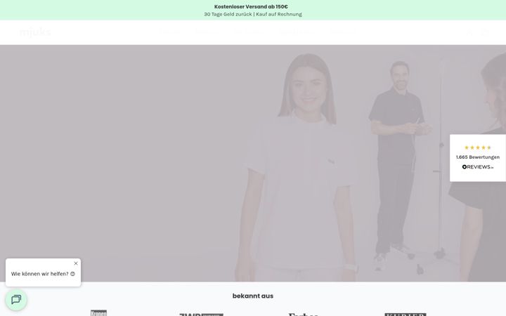 Screenshot of mjuks.com