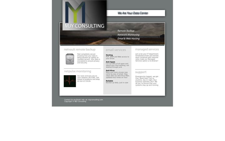 Screenshot of mjyconsulting.com