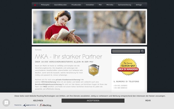 Screenshot of mk-amaddio.com