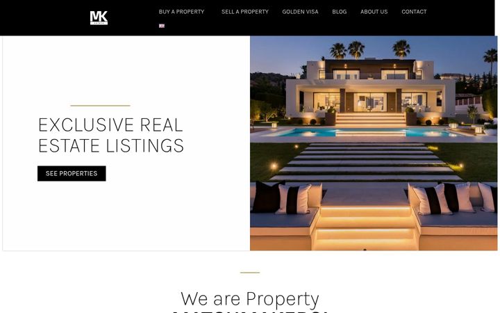 Screenshot of mk-estate.com