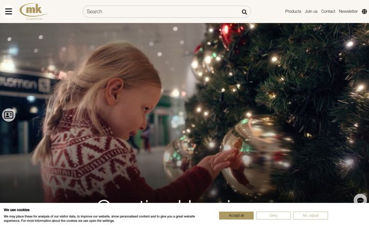 Screenshot of mk-illumination.com
