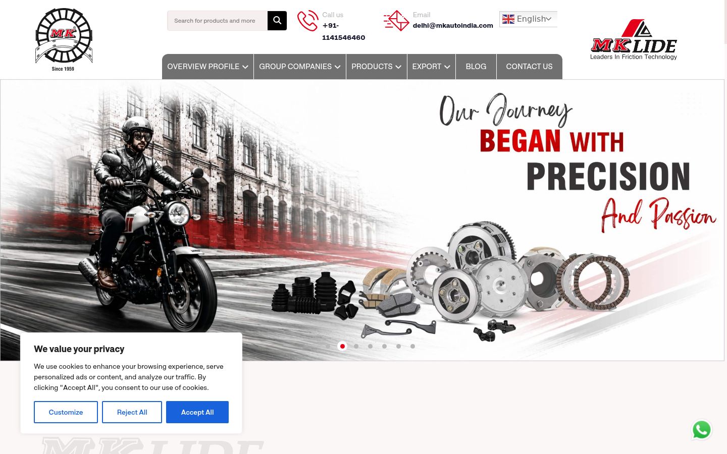 Sutikimo reklamjuostės, rodytos prieš bet kokią sąveiką, ekrano kopija