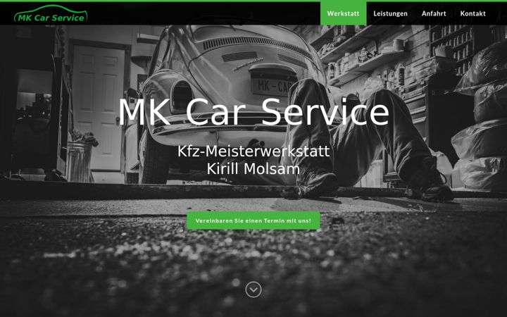 Screenshot of mkcarservice.de