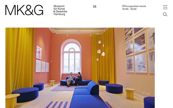 Screenshot of mkg-hamburg.de