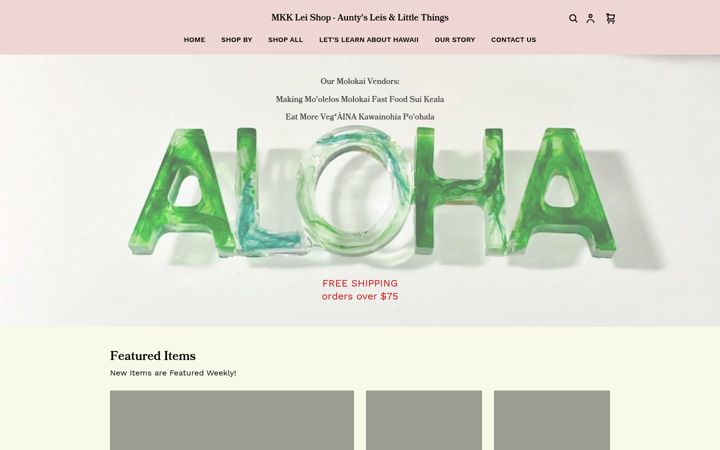 Screenshot of mkkleishop.com