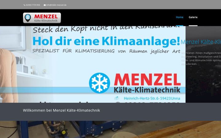 Screenshot of mkkt-menzel.de