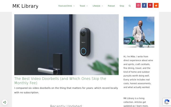 Screenshot of mklibrary.com