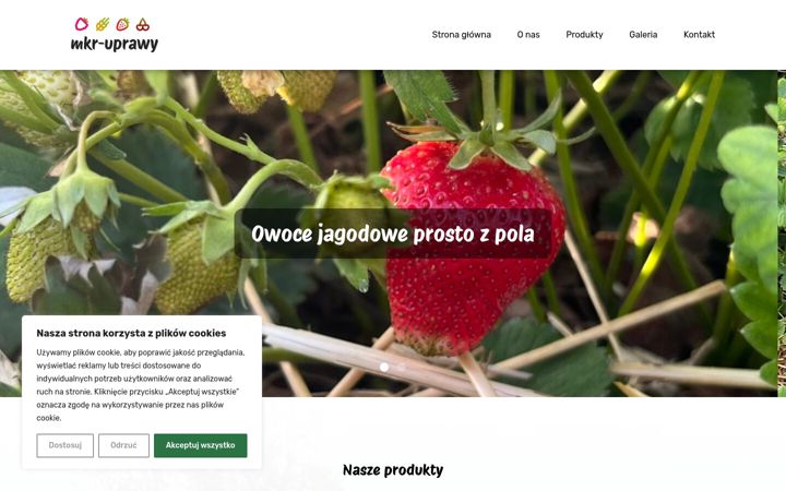 Screenshot of mkr-uprawy.com