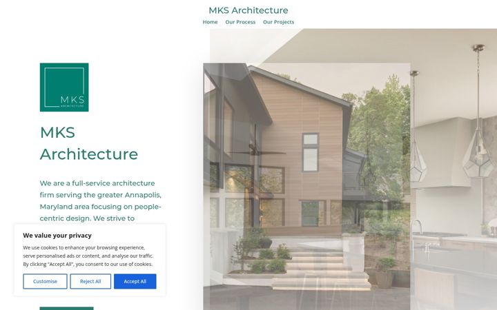 Screenshot of mksarch.com