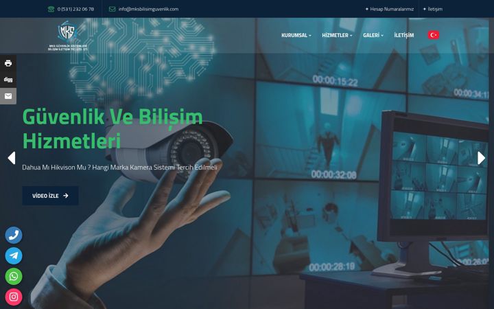 Screenshot of mksbilisimguvenlik.com