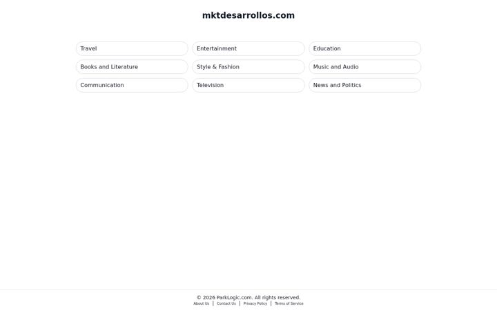 Screenshot of mktdesarrollos.com