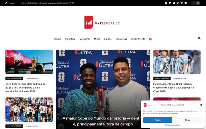 Screenshot of mktesportivo.com