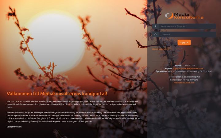 Screenshot of mkweb.se