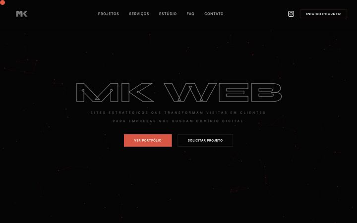 Screenshot of mkwebworks.com