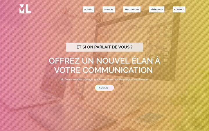 Screenshot of mlaurent-communication.com