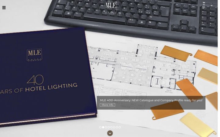 Screenshot of mlelighting.com