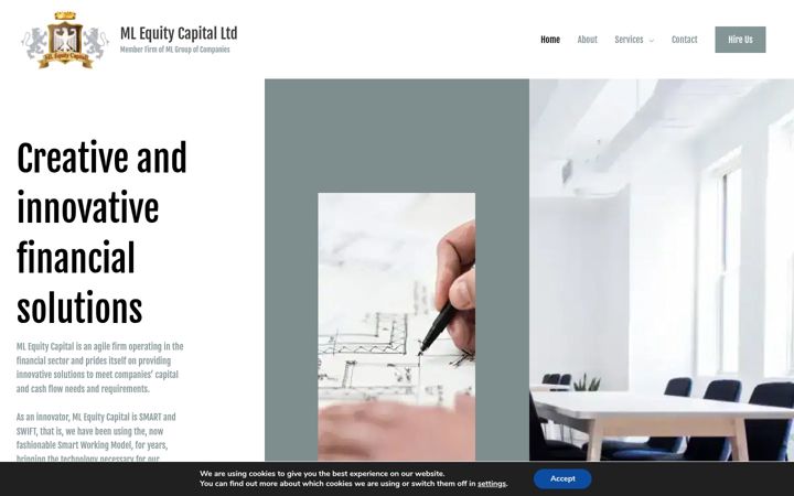 Screenshot of mlequitycapital.com