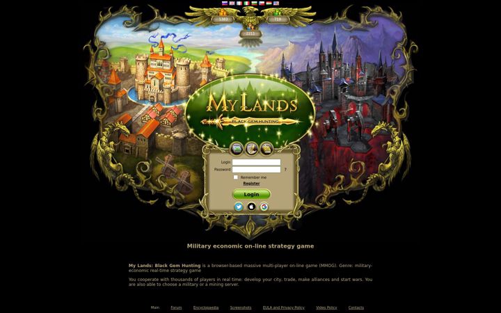 Ekraanipilt saidist mlgame.co.uk