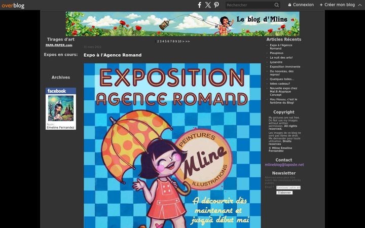 Screenshot of mline-blog.com