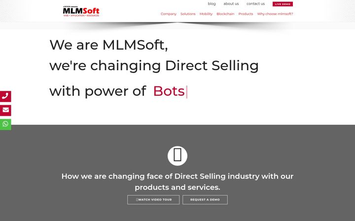 Screenshot of mlmsoftwar.com