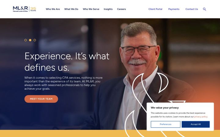 Screenshot of mlrpc.com