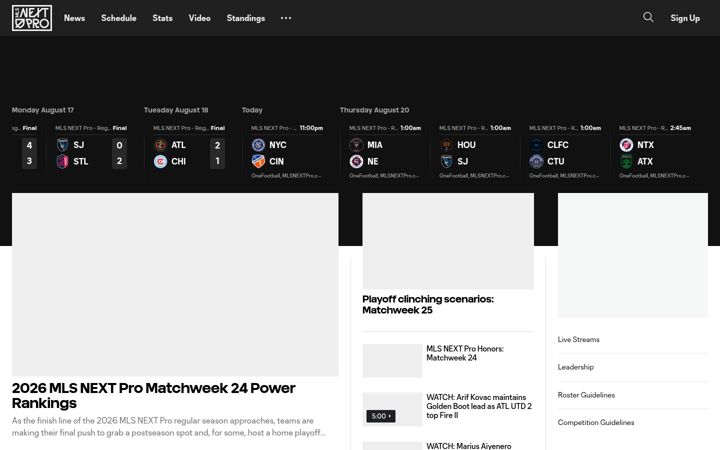 Screenshot of mlsnextpro.com