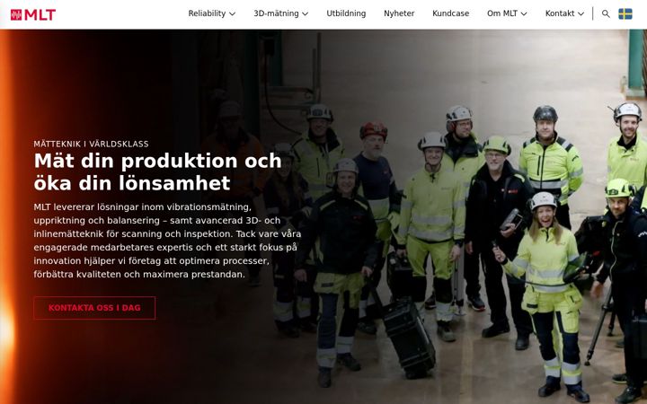 Screenshot of mlt.se