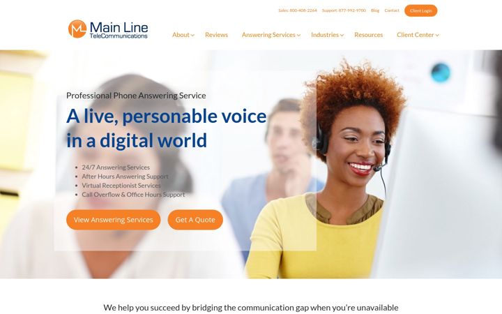 Screenshot of mltcom.com