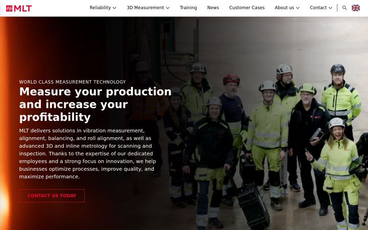 Screenshot of mltnordic.com