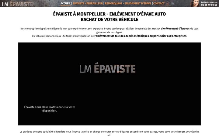 Screenshot of mlv-epaviste.com