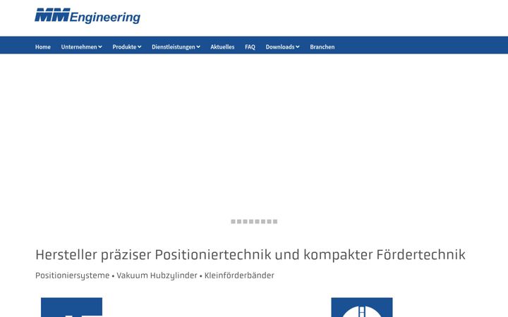 Screenshot of mm-engineering.com