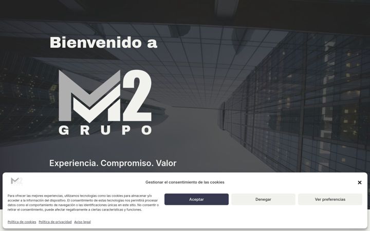 Screenshot of mm2grupo.com