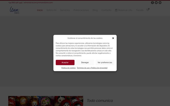 Screenshot of mmarellano.com