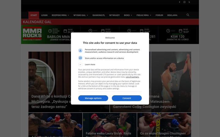 Screenshot of mmarocks.pl
