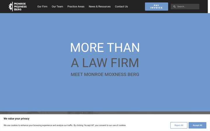 Screenshot of mmblawfirm.com
