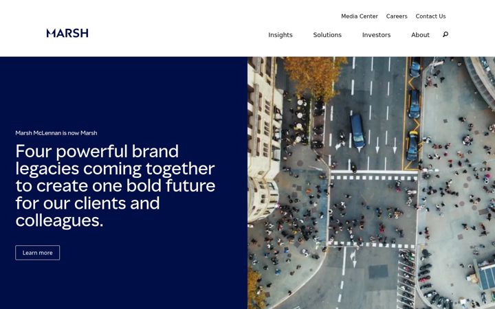 Screenshot of mmc.com