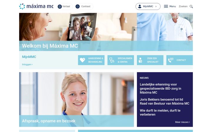 Screenshot of mmc.nl