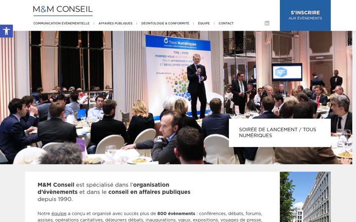 Screenshot of mmconseil.com