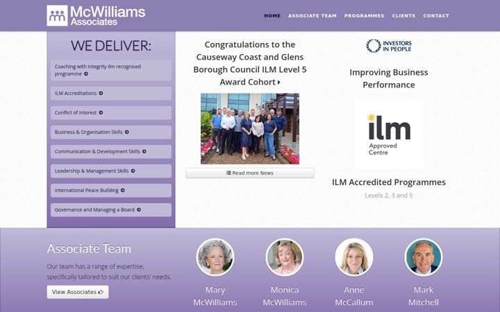 Screenshot of mmcwilliamsassociates.com