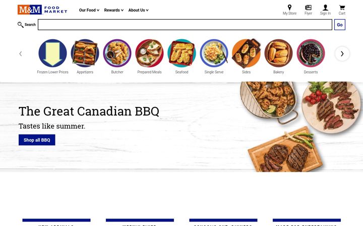Screenshot of mmfoodmarket.com