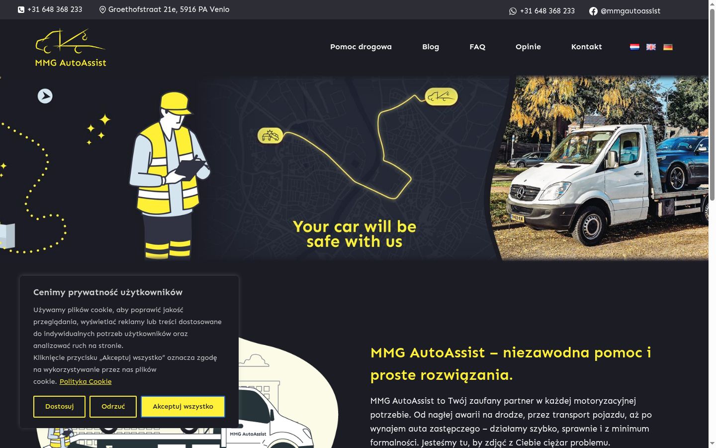 Screenshot tal-banner tal-kunsens muri qabel kwalunkwe interazzjoni