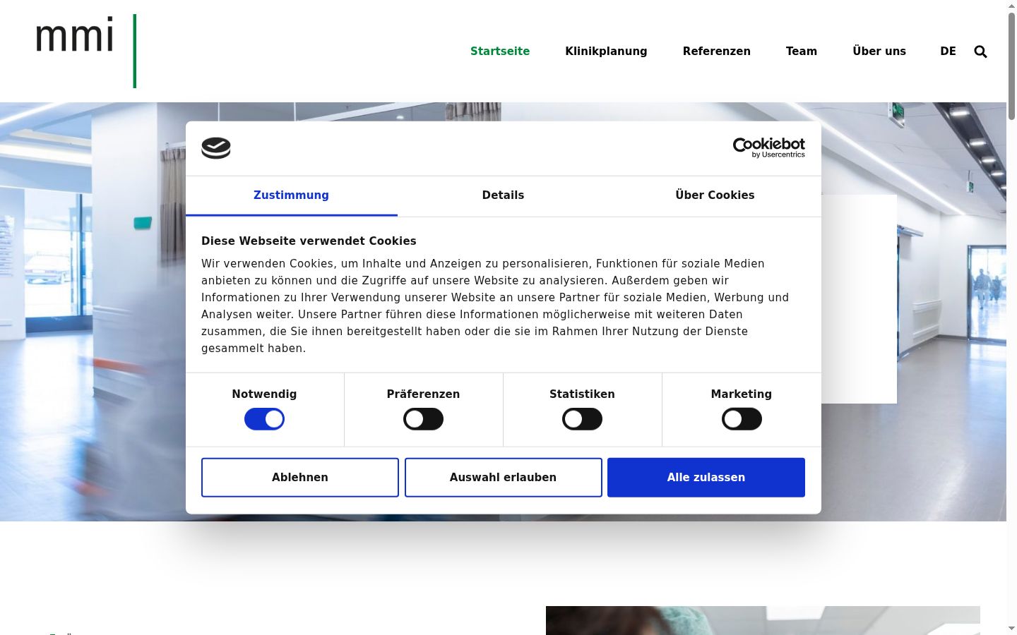 Zrzut ekranu banera zgody wyświetlanego przed jakąkolwiek interakcją