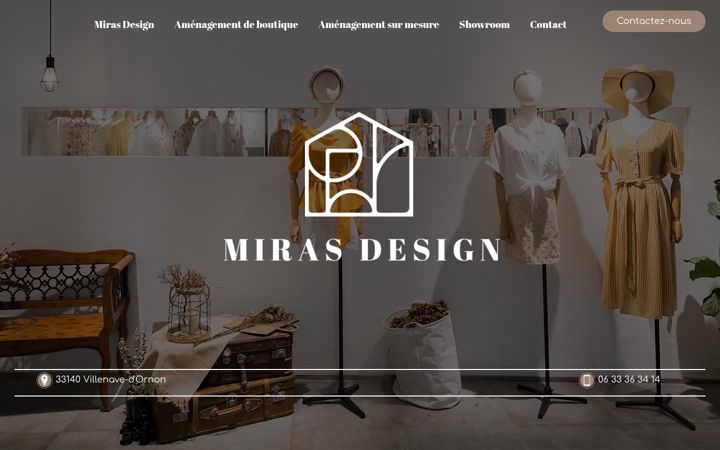 Screenshot of mmirasdesign.com
