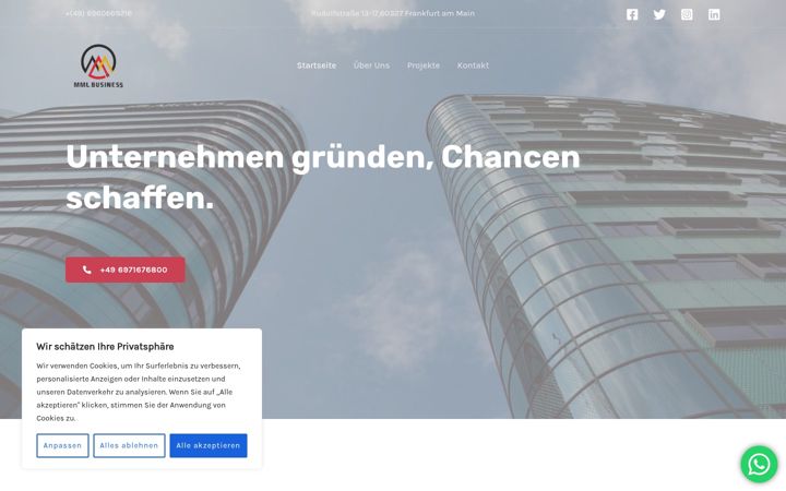 Screenshot of mml-business.com