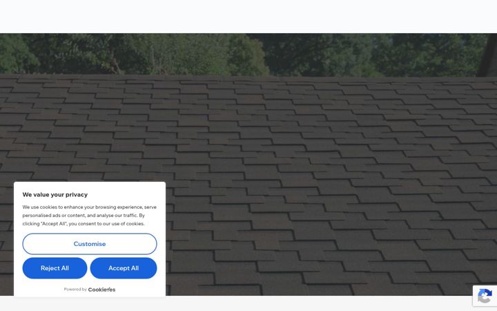 Screenshot of mmm-roofing.com